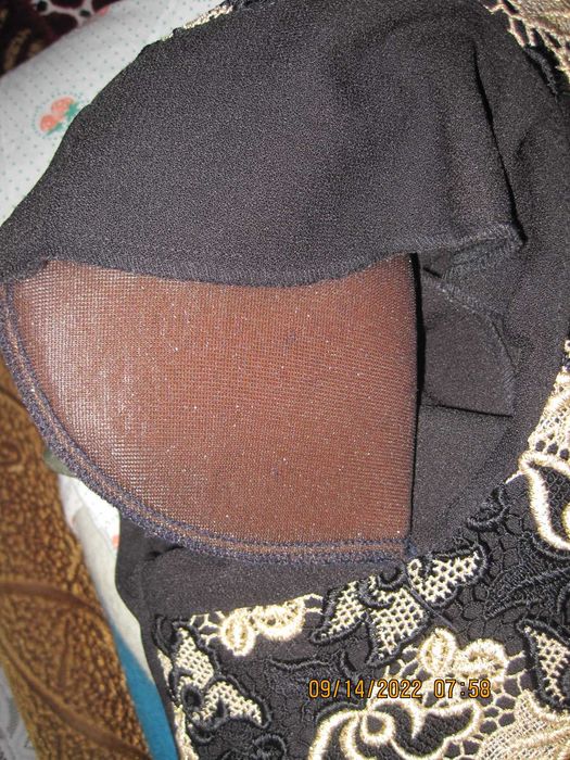 черное нарядное платье