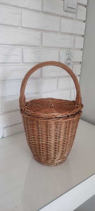 Torebka kuferek wiklinowy koszyk