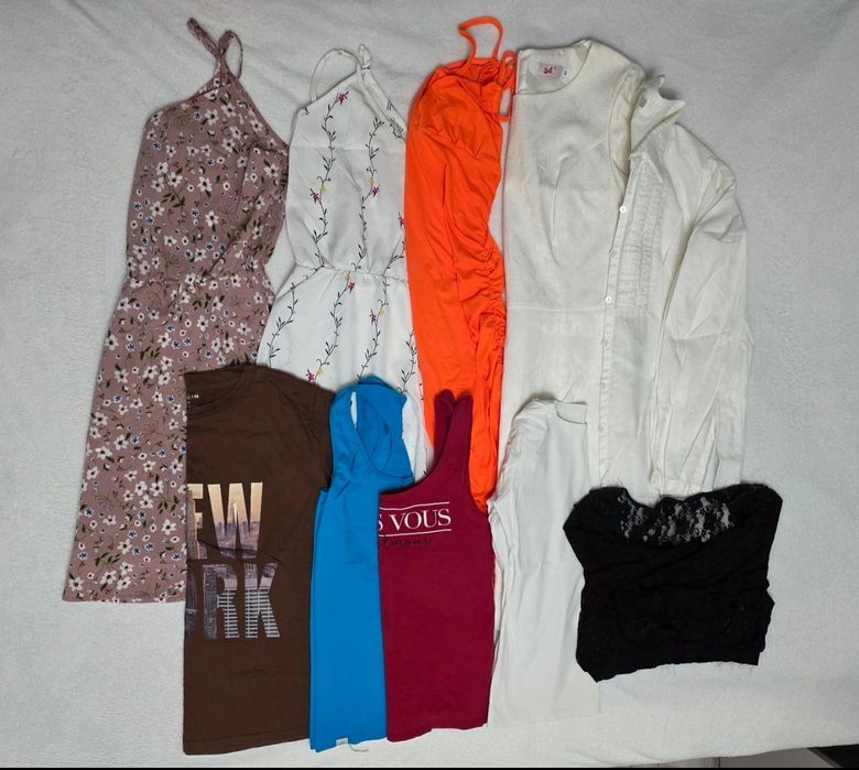 Mega zestaw ubrań damskich L I XL