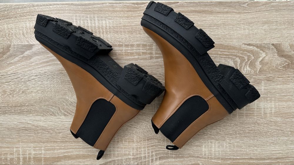 Челсі, ботинки, черевики коричневі Zara 36/37 розмір