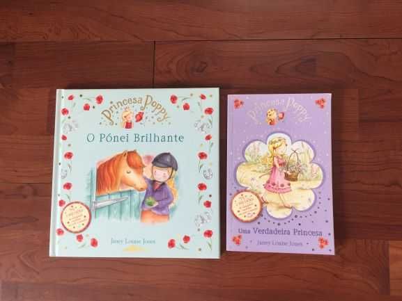 Livros da Barbie, princesas e fadas