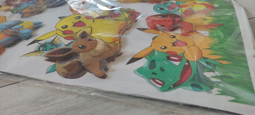 Naklejki ścienne 3d Pokemon nowe