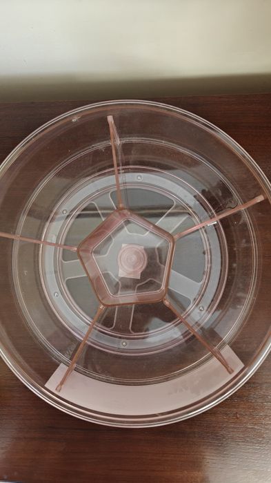 Duży obrotowy organizer kosmetyczny 30 cm