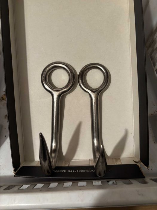 Gancho Inox - alimentos - várias tipologias  (valor unitário)