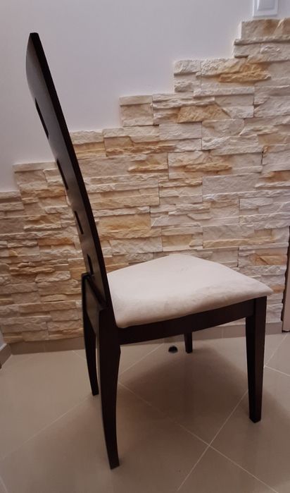 Stół rozkładany plus 6 krzeseł 140x90