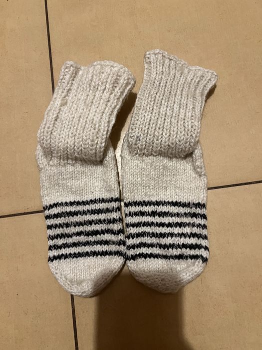 Skarpety bambosze ręcznie robione
