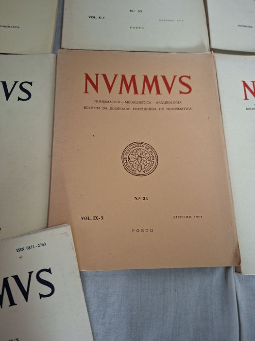 11 números da revista NVMMVS numismática