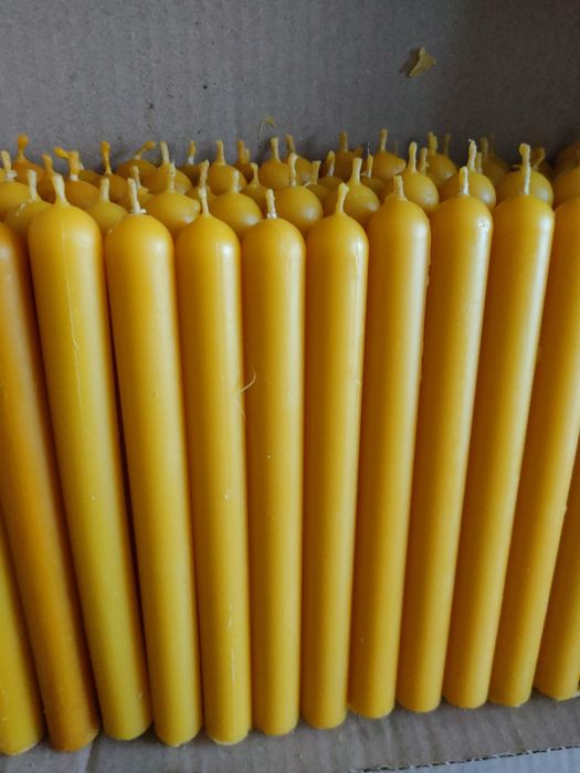 Воскові свічки ручної роботи. Восковые свечи.