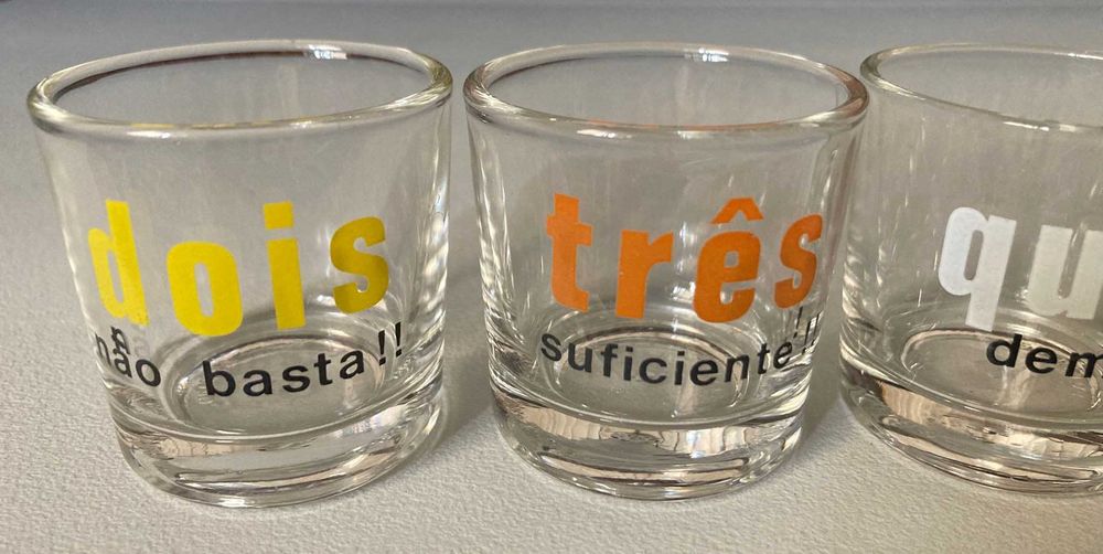 Conjunto de 5 Copos de Shot508203882639544321