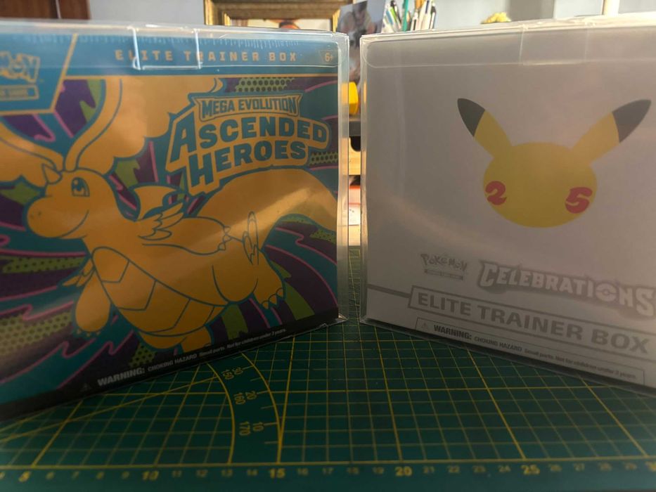 Pokémon ETB Celebrations 25 e Ascended Heroes