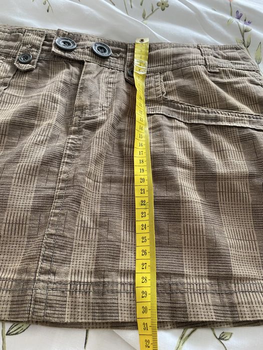 Spódnica mini w kratę r. 38/M