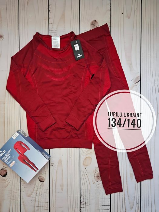 Crivit 134/140 термобілизна комплект дитяча термо білизна термобелье