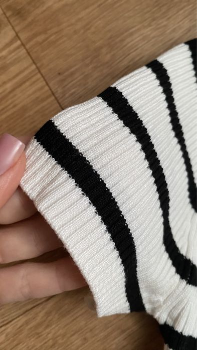 Сукня довга в рубчик приталена