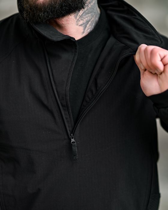 Зимовий анорак куртка YINREN Combat Gen II Shadow чорний тактичний