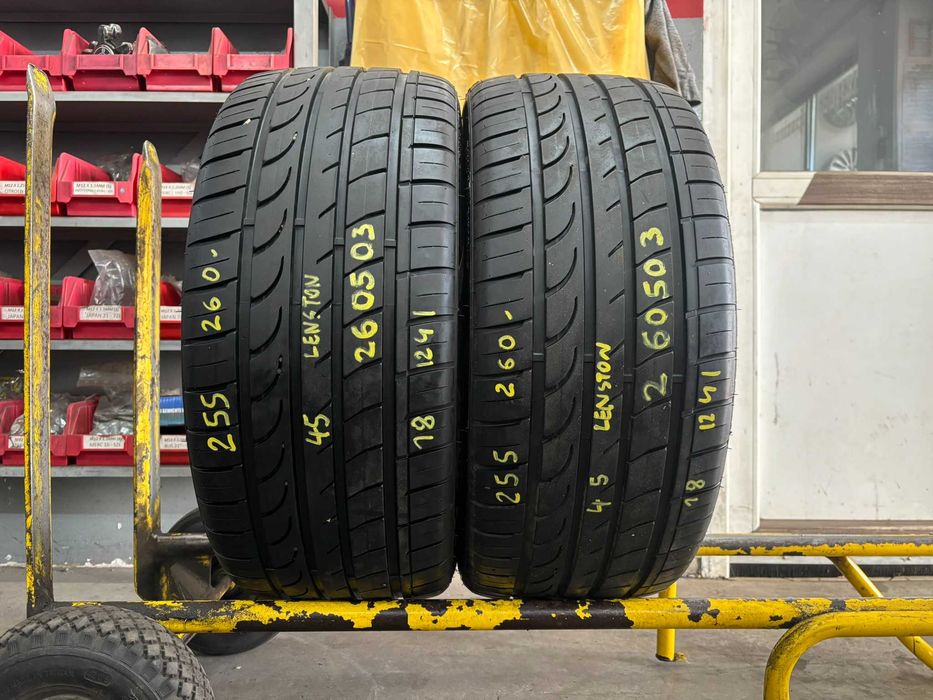 2X OPONY LETNIE 255/45ZR18 | 255/45R18 103W Lenston Eagle L300+ XL Rant Ochronny 7.3MM 2024R SPRAWDZONE CAŁE! #260503