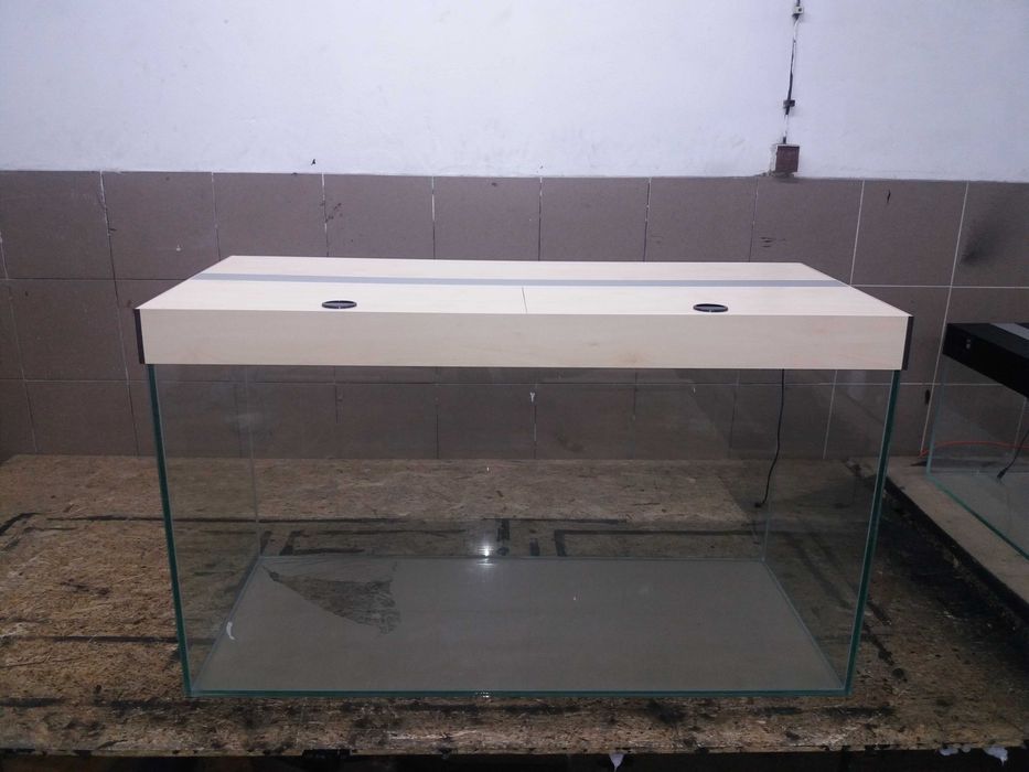 Akwarium proste 120x50x55 - 330 litrów z pokrywą