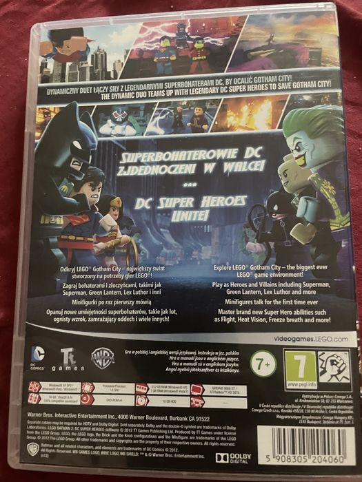 Gra komputerowa pc dvd rom Batman 2 na komputer dc super heroes