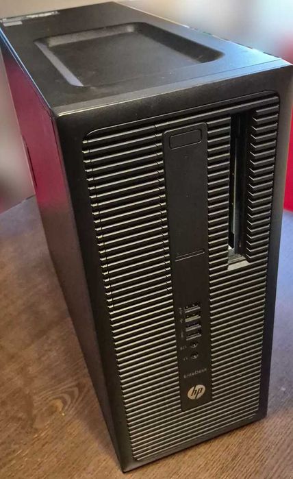 Komputer HP 800 G2 i3-6100 8GB 180GBSSD 500GBHDD GT705 1GB Win10Pro