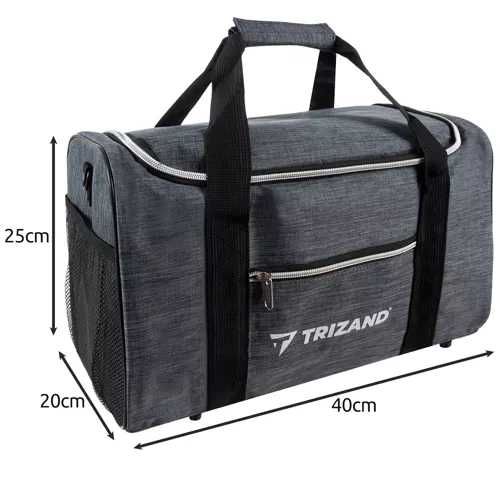 Pojemna torba podróżna 40x25x20 cm do samolotu i auta