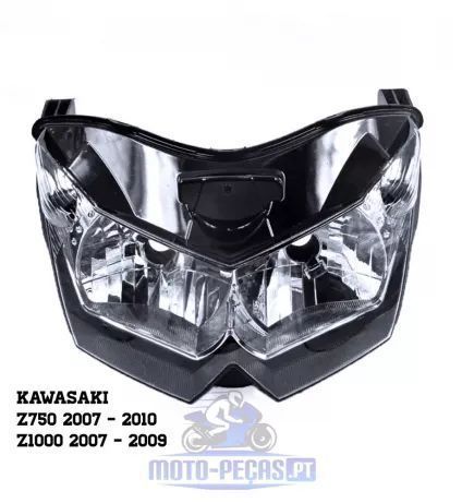 Farol z750 z1000 óptica para kawasaki z 750