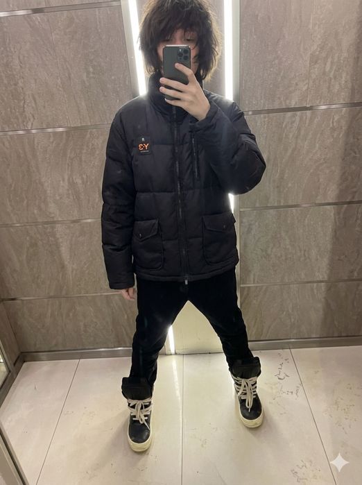 y-3 пуховик на холодную весну теплую зиму