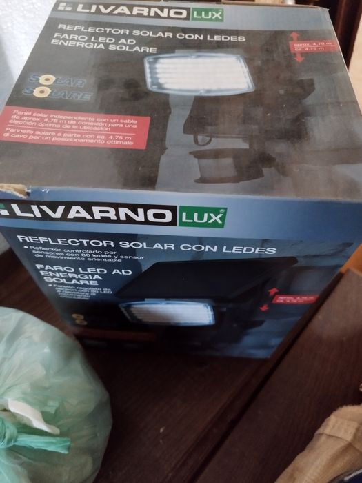 Livarno luz solar novo 13 euros