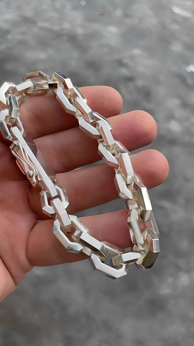 Срібний браслет 50г чоловічий мужской серебряный браслет 925 серебро