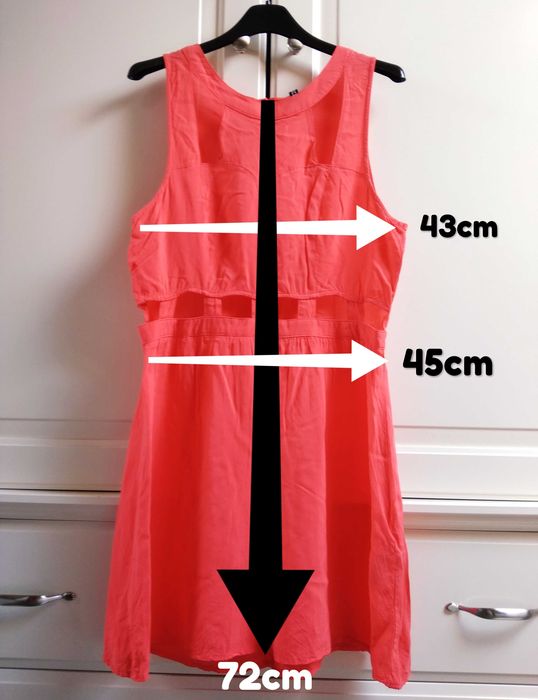 Sukienka z wycięciami, H&M