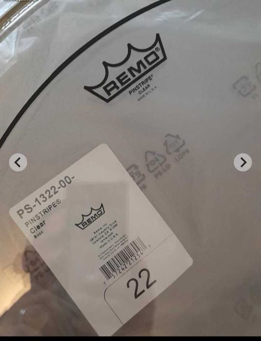 Pele Evans 16" e Remo 22" Kit Mapex 10,12 , 14" e 20"