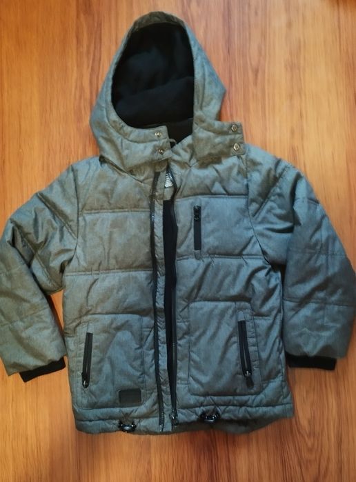 Kurtka zimowa r.122 , kolor szary
