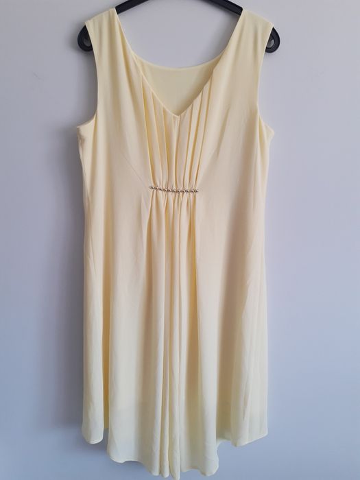 Żółta sukienka XL