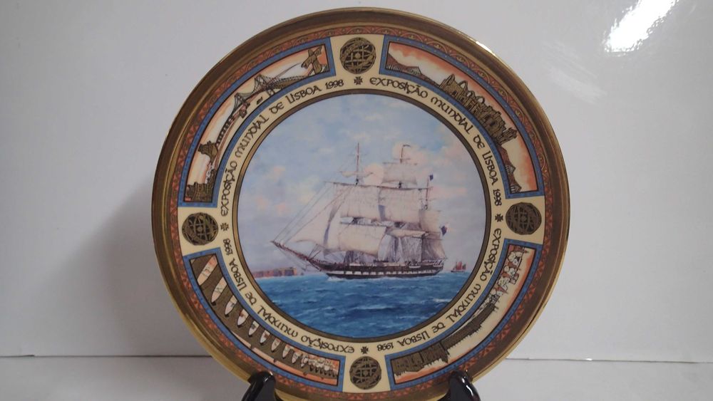 Prato em Porcelana comemorativo da Expo 98