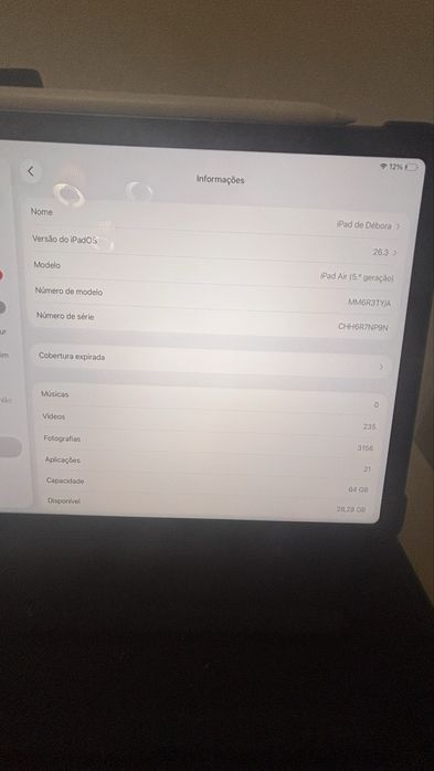 Ipad air 5 geracao
