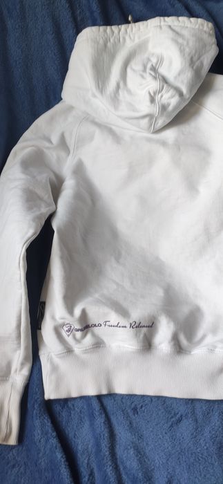 Bluza kangurka biała Grube Lolo M/L