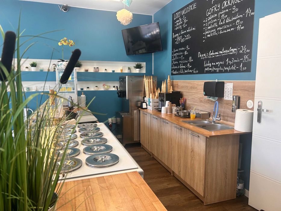 Продам действующий бизнес в Польше, Познань, кафе-мороженое, gelato