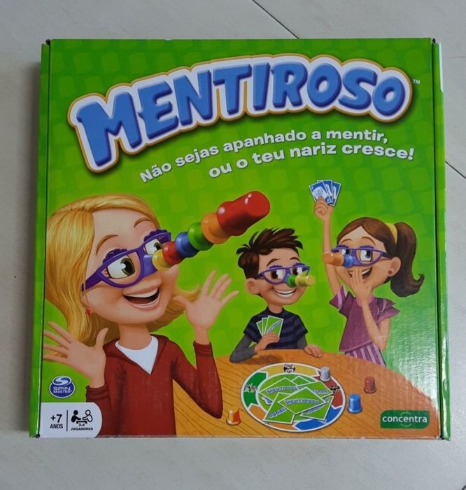 Jogo de Tabuleiro Concentra Mentiroso