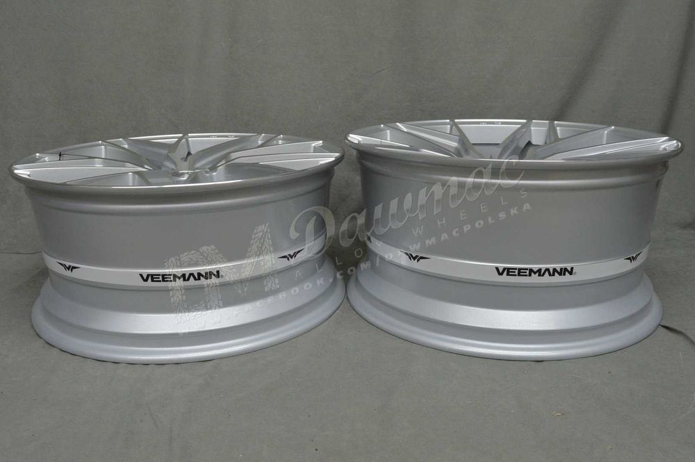 Felgi VEEMANN V-FS44 19'' 8,5J ET35 + 9,5J ET42 5x120 Silver Machined