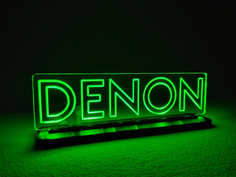Denon, logo, lampka led