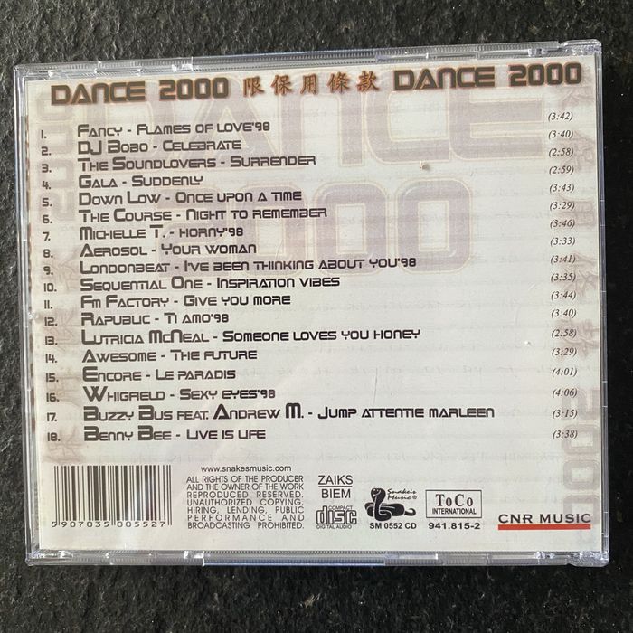 Dance 2000 CD /Compilacja Dance/