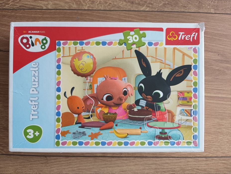 Puzzle Bing 30 elementów 27x20 cm Trefl puzzle dla dzieci 1:1 wiek 3+