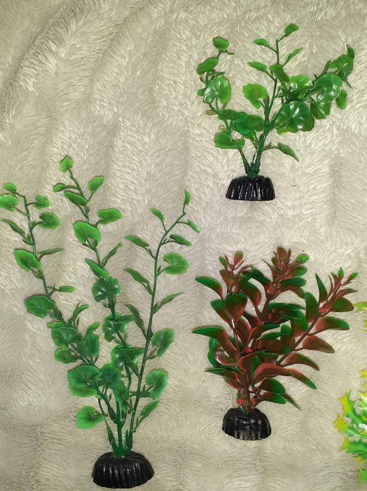 Zestaw sztucznych roślin do akwarium