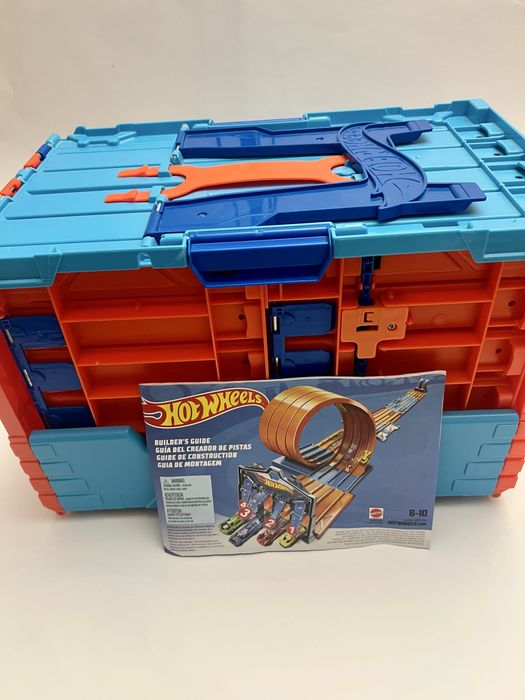 Hot Wheels Track Builder System Race Crat Трек коробка складной ОРИГИНАЛ