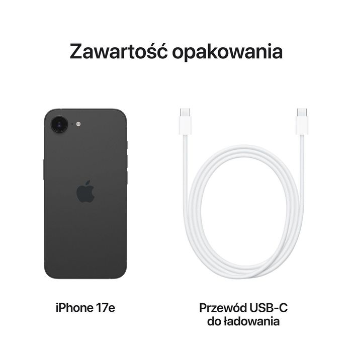 NOWY iPhone 17e 256GB Czarny AL JANA PAWŁA