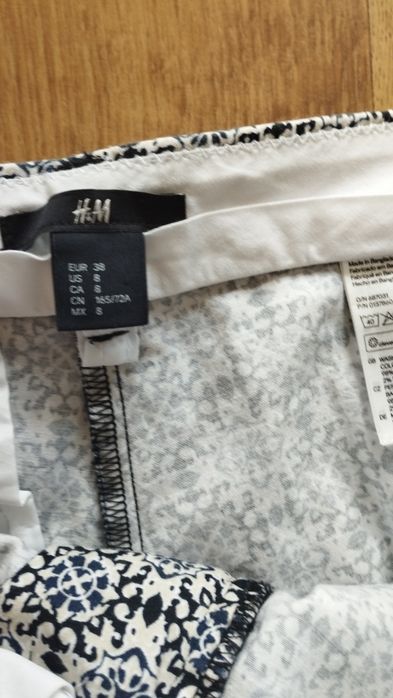 Spodnie cygaretki 38 M H&M