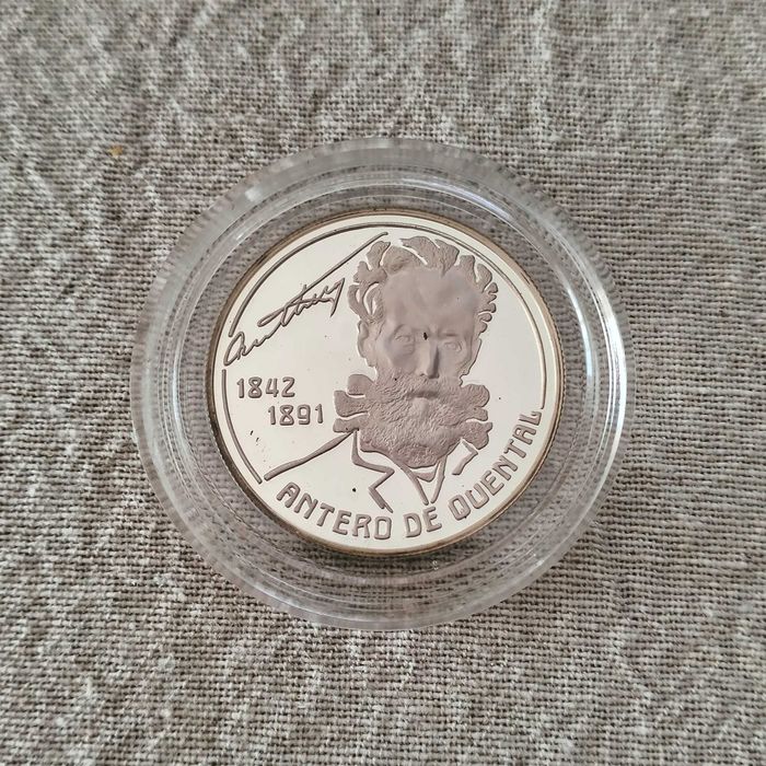 Moeda Comemorativa do Centenário da Morte de Antero Quental (Prata)