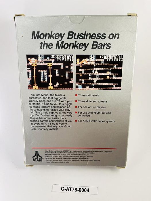 Donkey Kong Atari 7800