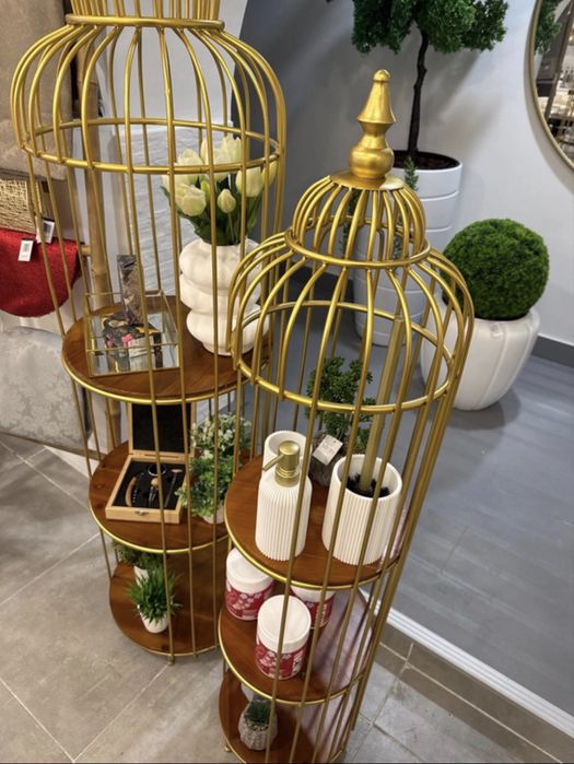 Conjunto peças decorativas dourado