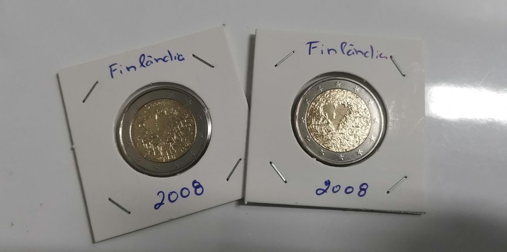 Finlândia 2008 - Moeda comemorativa de 2€ - Direitos humanos