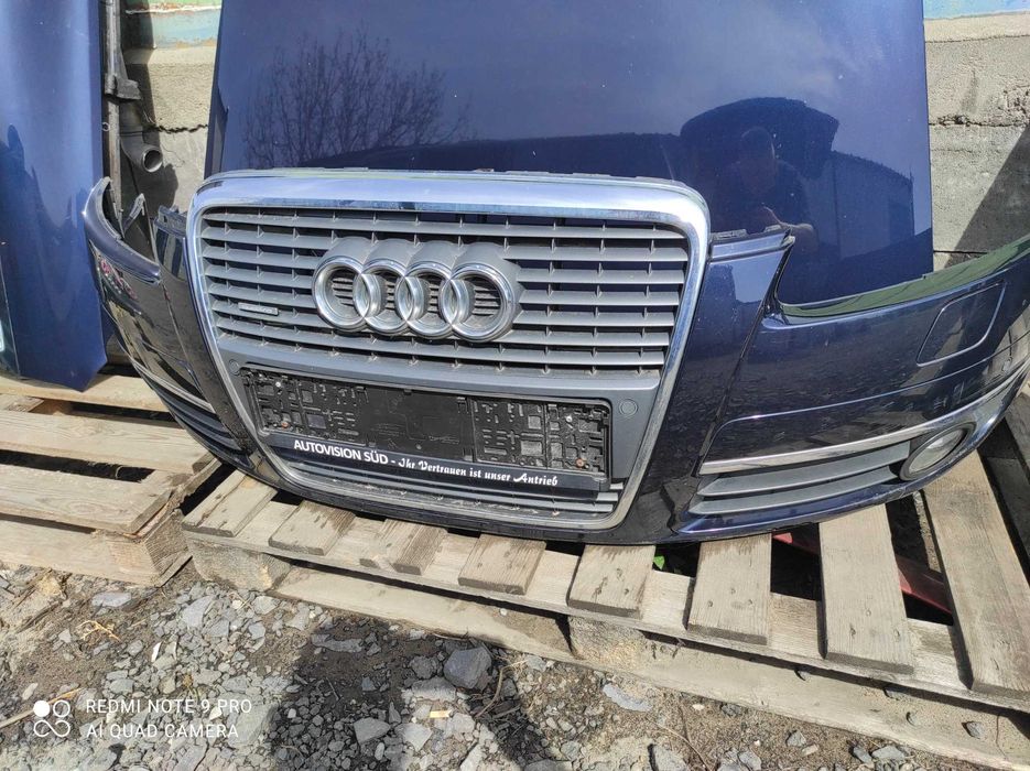 Audi A6 C6 LZ5D maska błotnik zderzak przedni Xenon S-Line lampa