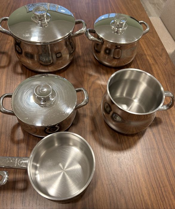 Conjunto de 8 Tachos de Cozinha